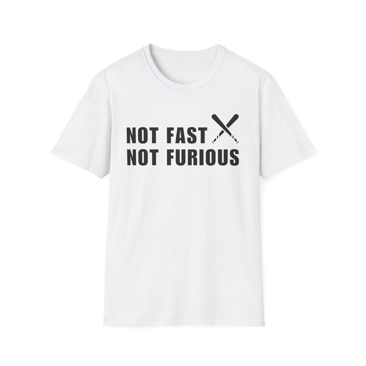 Not Fast Not Furious Baseball Softball Player