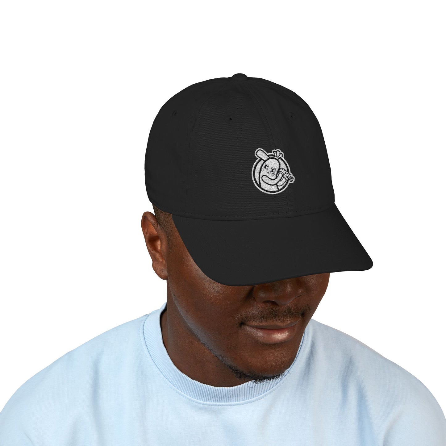 Eco-Friendly Embroidered Baseball Cap - Bangers & Smash monotone