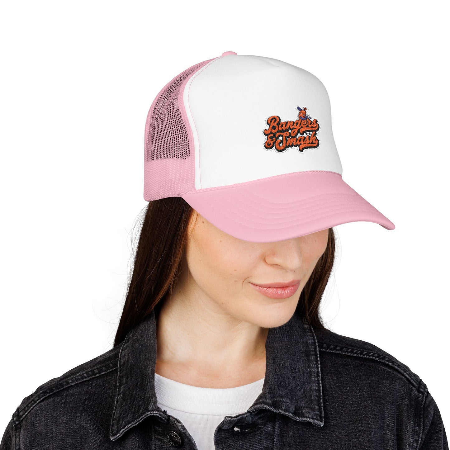 Bangers & Smash Foam Trucker Hat - Stylish Embroidered Cap for Everyday Wear