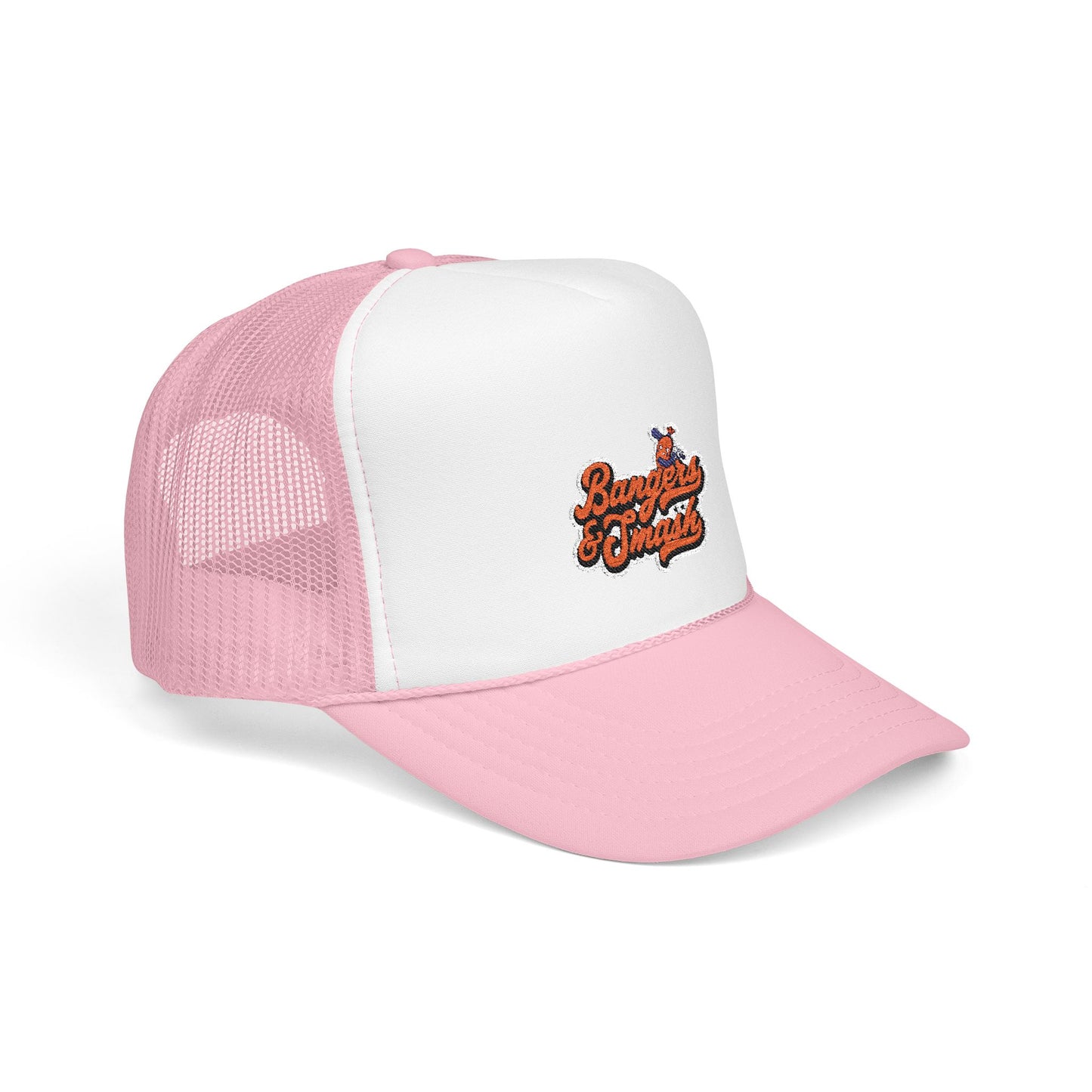 Bangers & Smash Foam Trucker Hat - Stylish Embroidered Cap for Everyday Wear