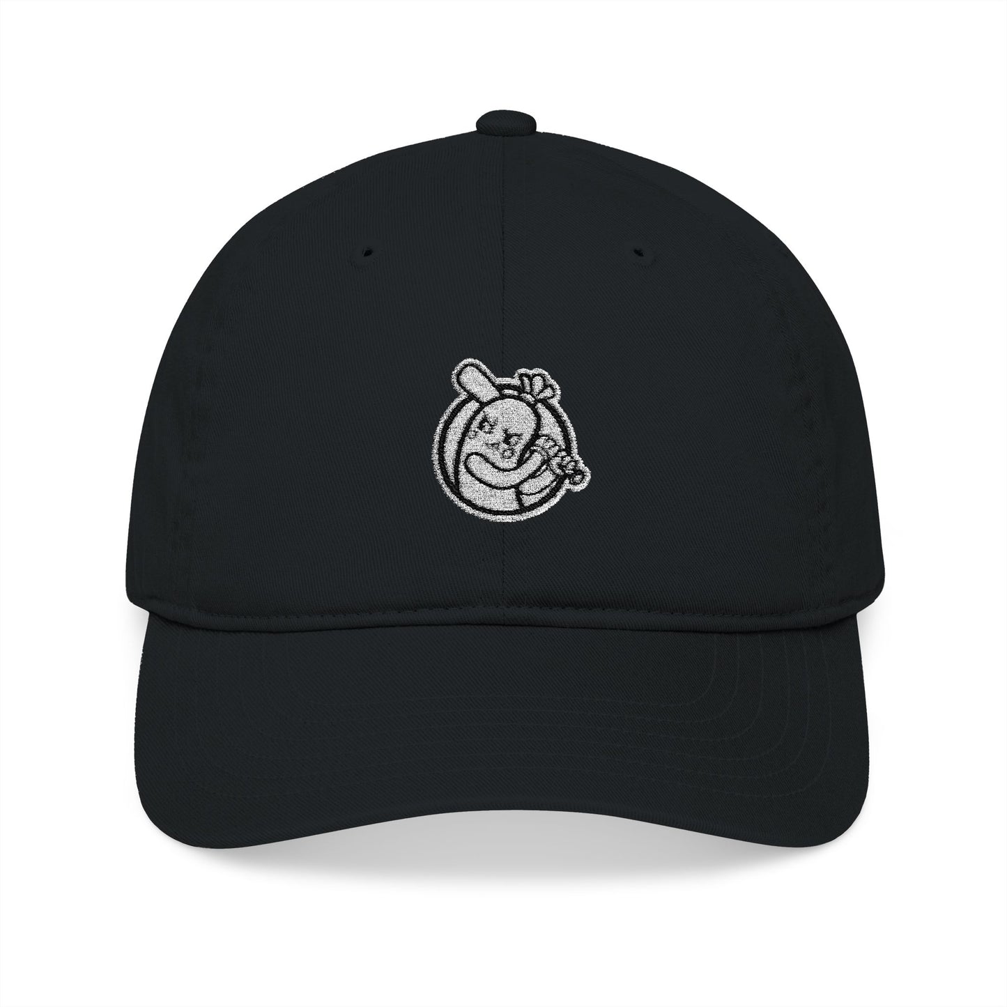 Eco-Friendly Embroidered Baseball Cap - Bangers & Smash monotone