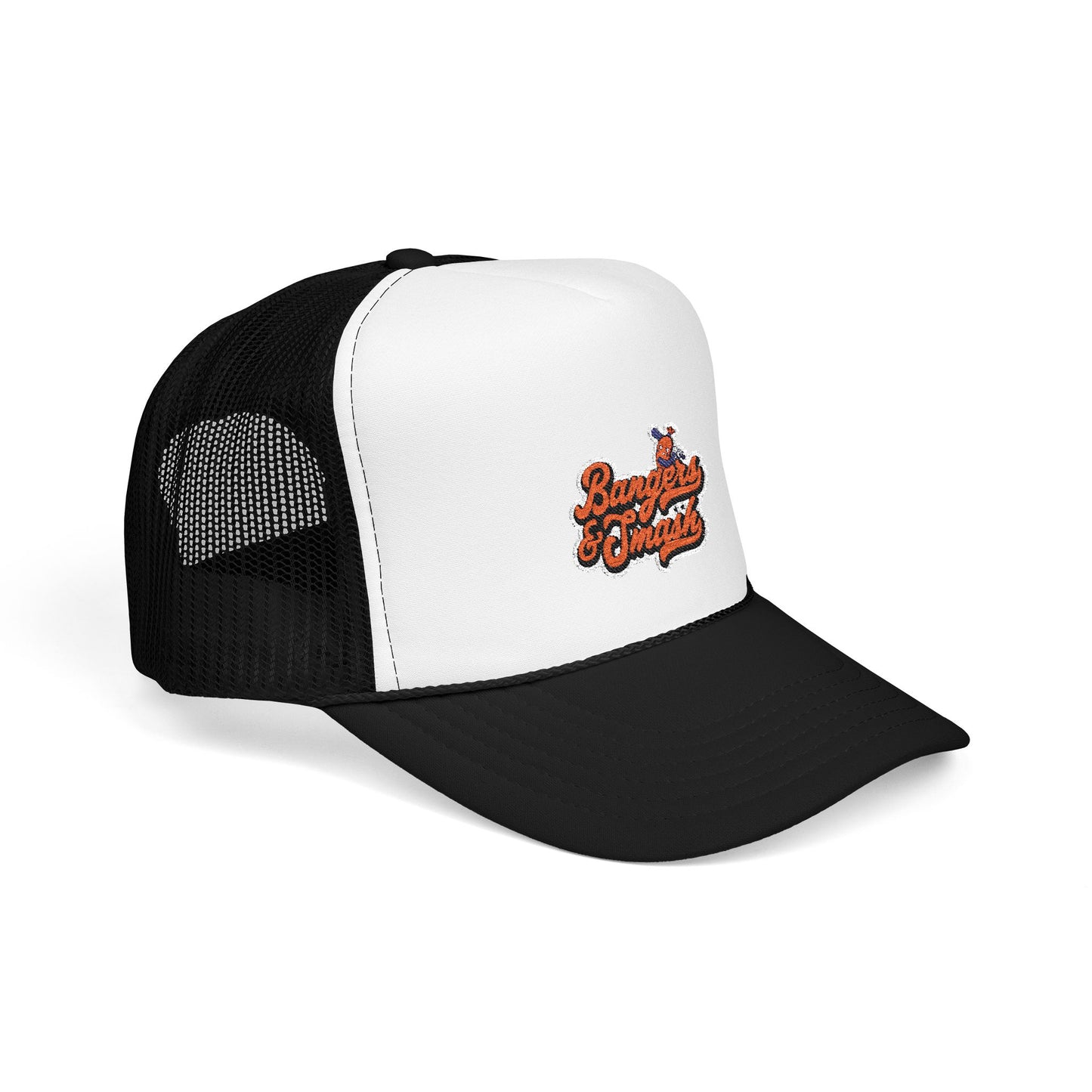 Bangers & Smash Foam Trucker Hat - Stylish Embroidered Cap for Everyday Wear