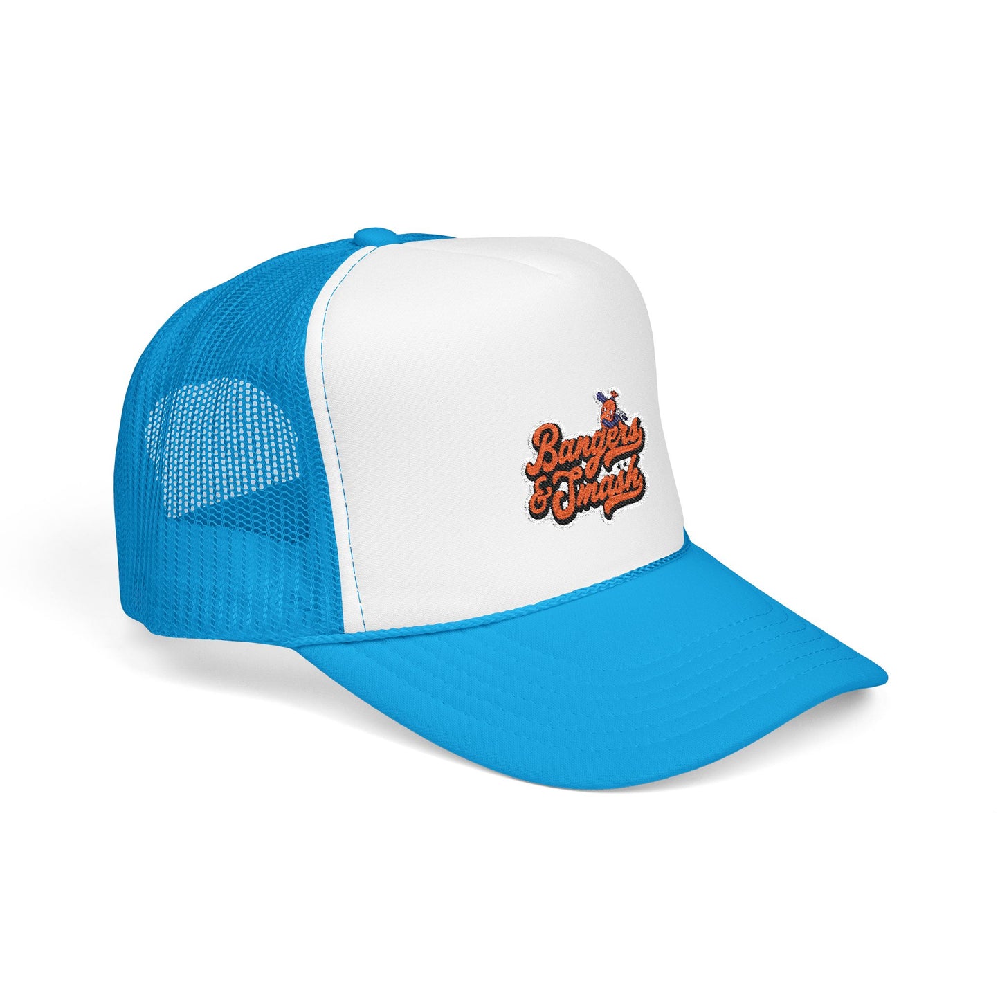 Bangers & Smash Foam Trucker Hat - Stylish Embroidered Cap for Everyday Wear