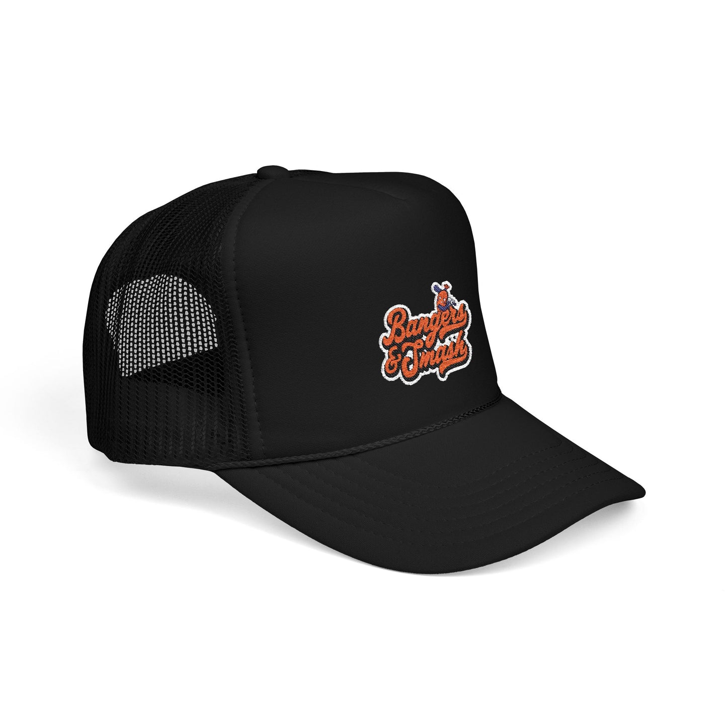 Bangers & Smash Foam Trucker Hat - Stylish Embroidered Cap for Everyday Wear