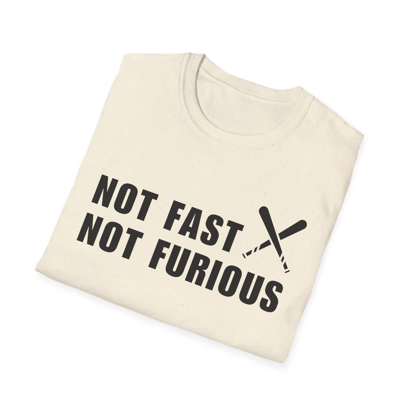 Not Fast Not Furious Baseball Softball Player