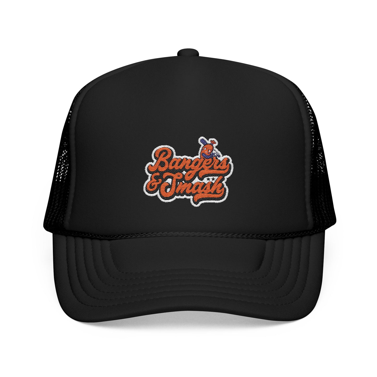 Bangers & Smash Foam Trucker Hat - Stylish Embroidered Cap for Everyday Wear