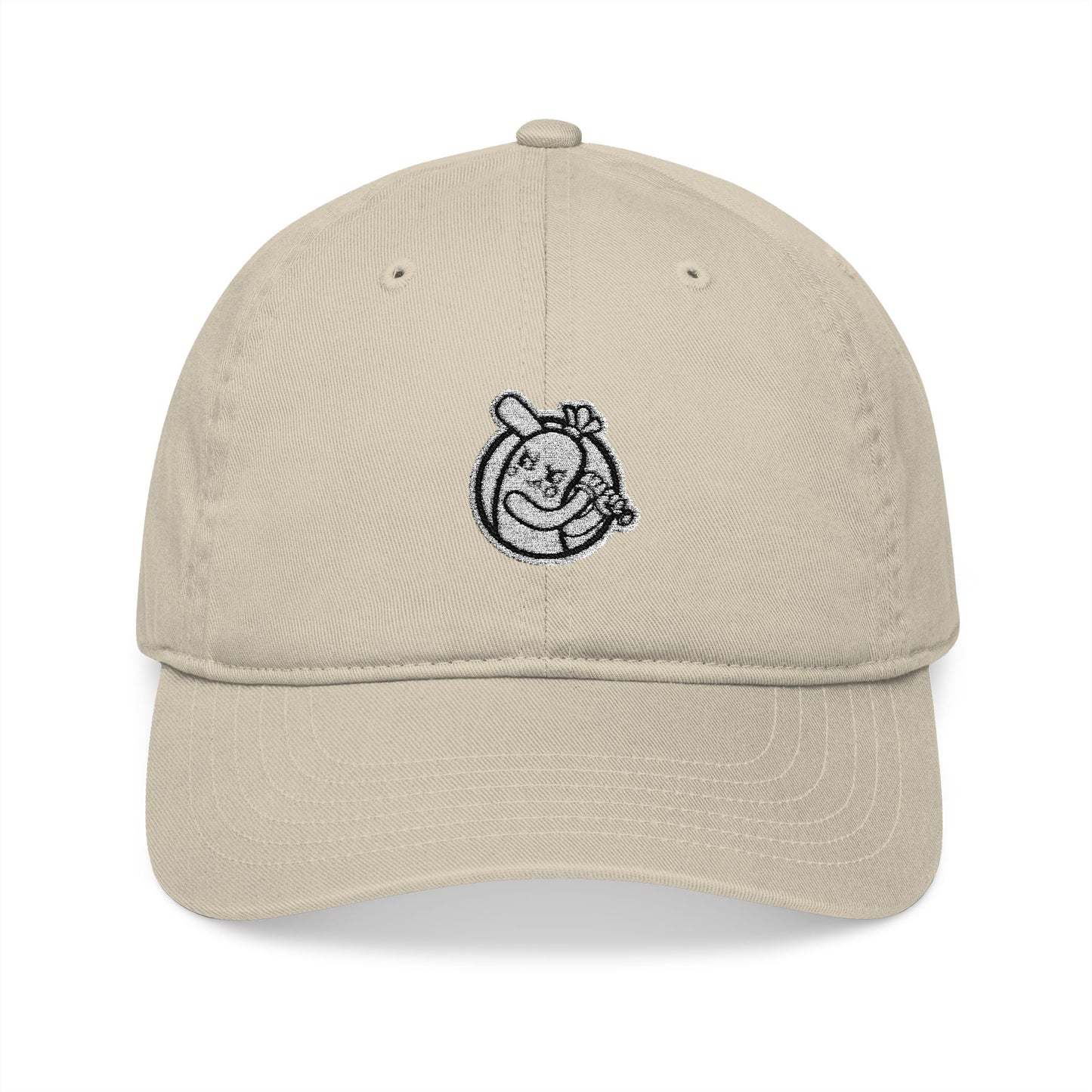 Eco-Friendly Embroidered Baseball Cap - Bangers & Smash monotone