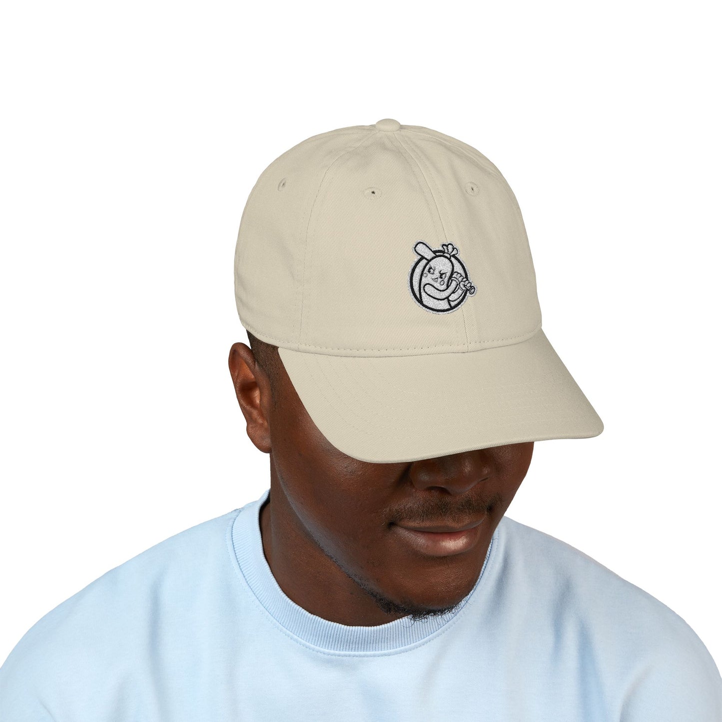 Eco-Friendly Embroidered Baseball Cap - Bangers & Smash monotone
