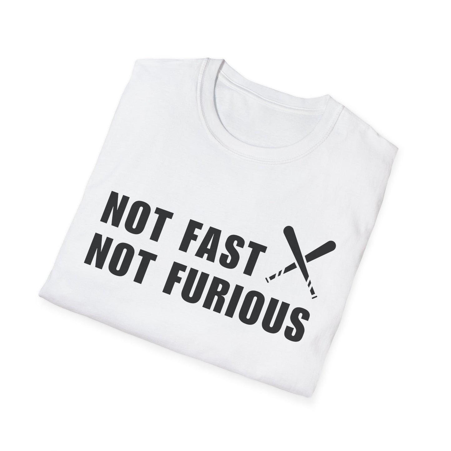 Not Fast Not Furious Baseball Softball Player