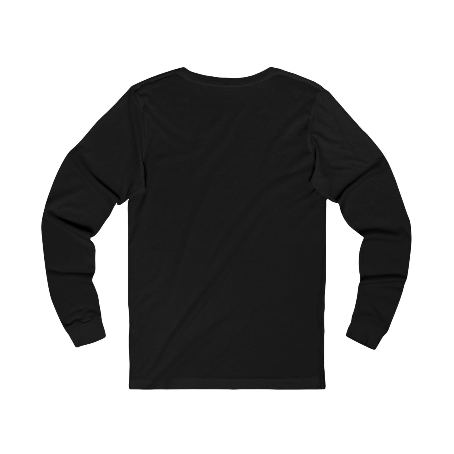 Unisex Jersey Long Sleeve Tee - Bangers & Smash Black and white logo