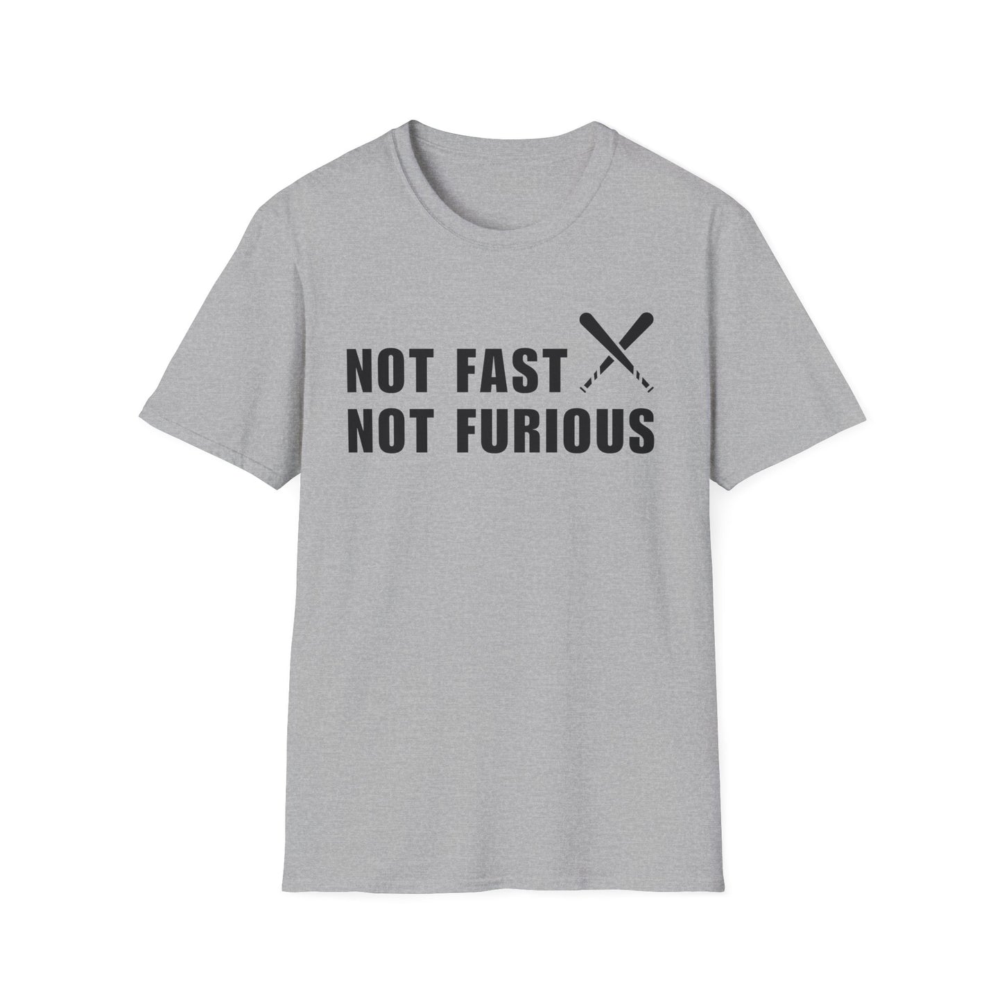 Not Fast Not Furious Baseball Softball Player