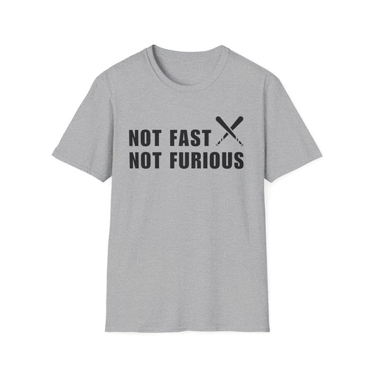 Not Fast Not Furious Baseball Softball Player