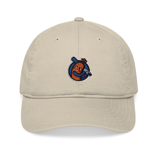 Organic Embroidered Baseball Cap - Bangers & Smash Logo