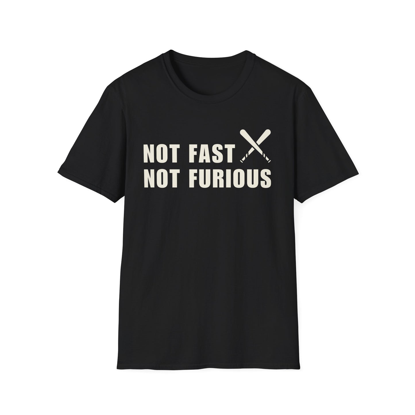 Not Fast Not Furious Baseball Softball Player