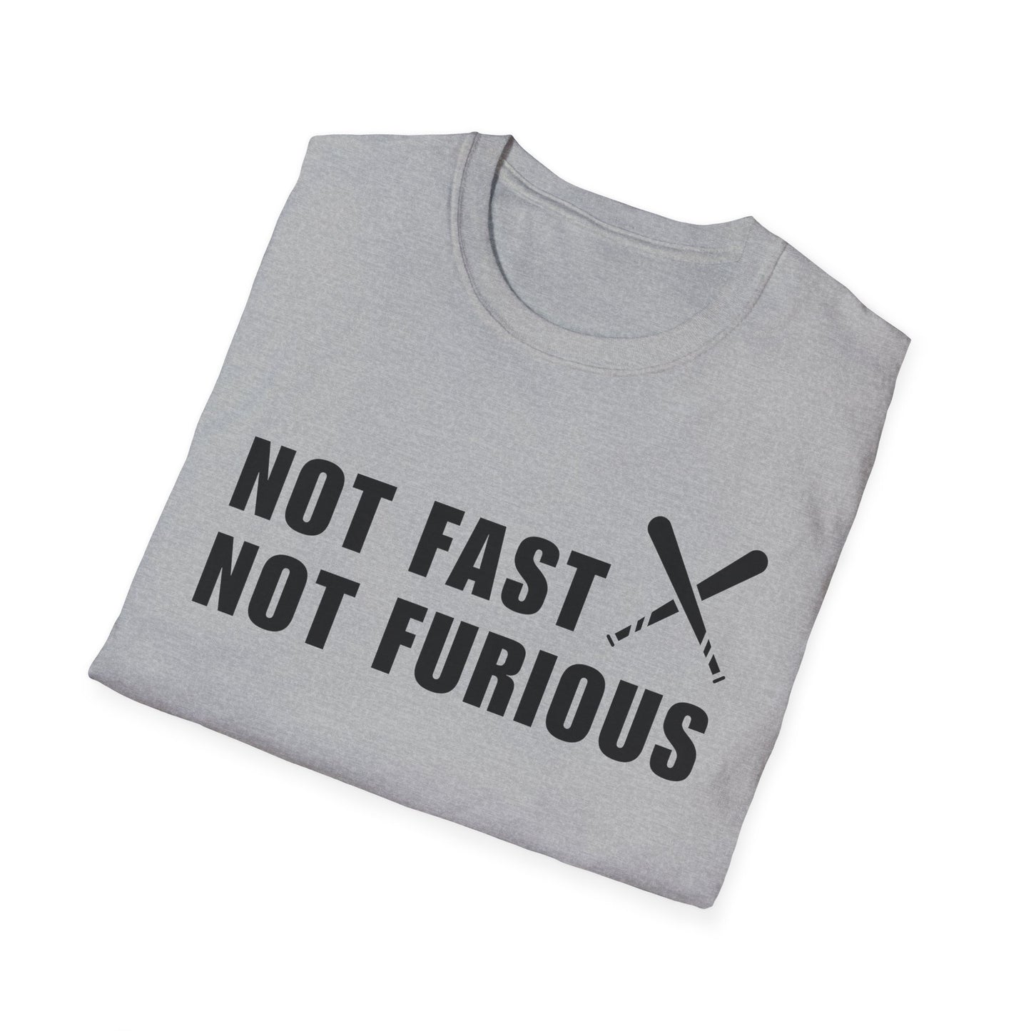 Not Fast Not Furious Baseball Softball Player