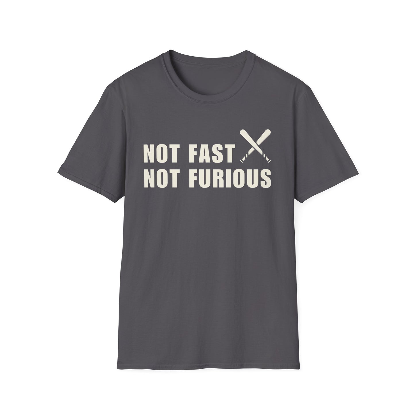 Not Fast Not Furious Baseball Softball Player