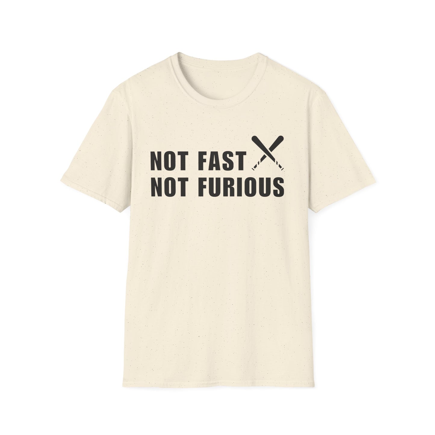 Not Fast Not Furious Baseball Softball Player